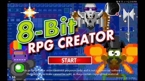 My 8 Bit RPG Creator Stream