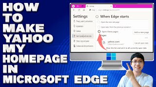 How To Make Yahoo My Homepage in Microsoft Edge [Guide]