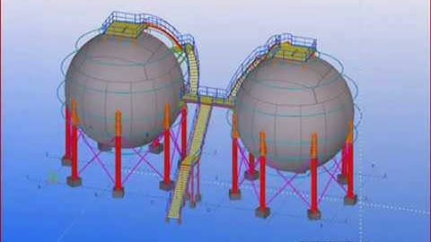 STRUCTURE MODEL, SPHERICAL TANK