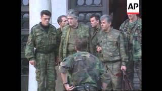 Bosnia - Karadzic Visits Banja Luka