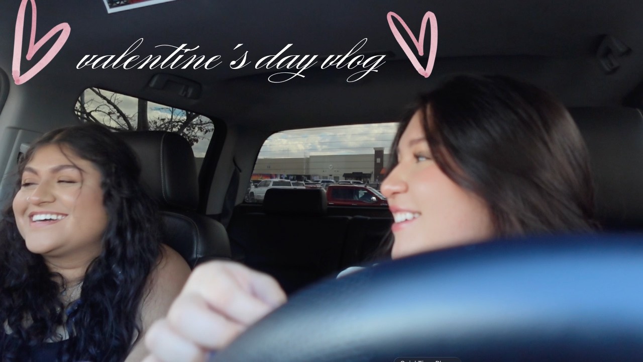 valentine's day vlog ⭐︎: eating dinner, shopping.
