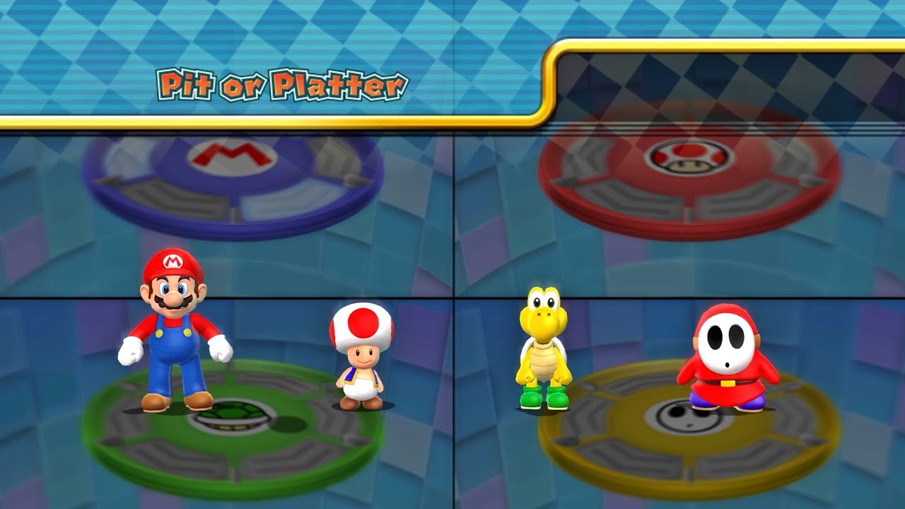 Mario Party 9 - Mario Vs. Toad Vs. Koopa Vs. Shy Guy | Step It Up