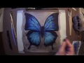 Рисуем бабочку «Butterfly» Timelapse video