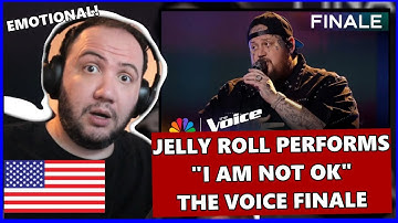 Jelly Roll Performs "I Am Not Ok" | The Voice Finale | NBC - TEACHER PAUL REACTS