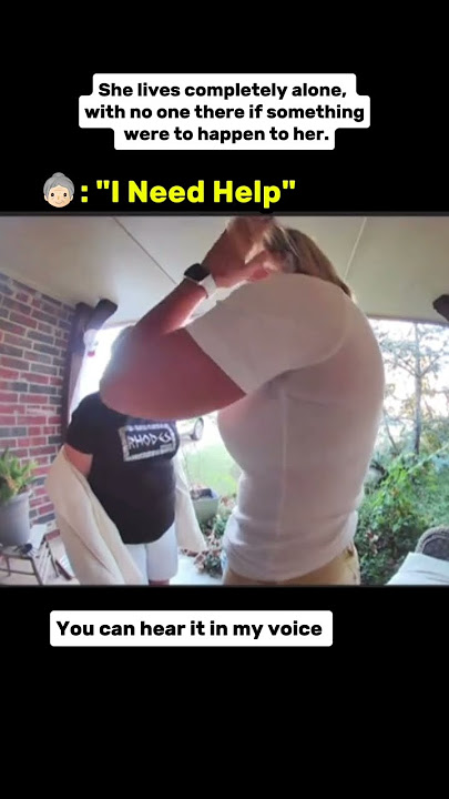 When The Neighborhood Grandma Needed Help...👵🏻🥺 #grandma #elder #elders #help #ring #usa #us #shorts