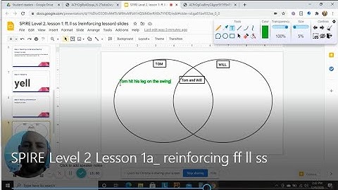 SPIRE Level 2, Lesson 1a: ff, ll, ss (reinforcing)