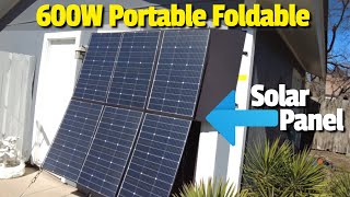 ALLPOWERS SP039 600W Monocrystalline Portable Solar Panel