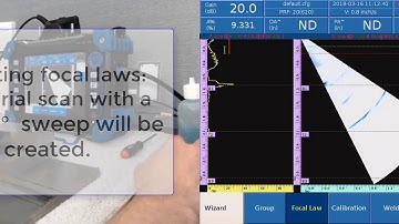 Flexscan Create Group and Set Focal Law
