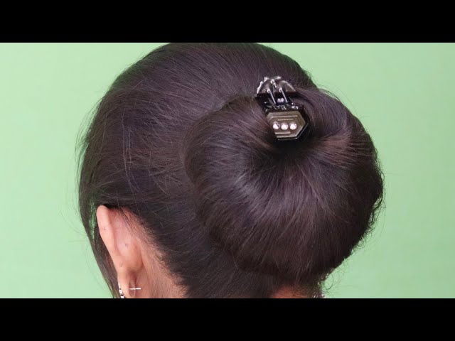 Very Easy Juda Hairstyle Using Clutcher For Ladies! juda hairstyle for long  hair ! Hair Style Girl - YouTube