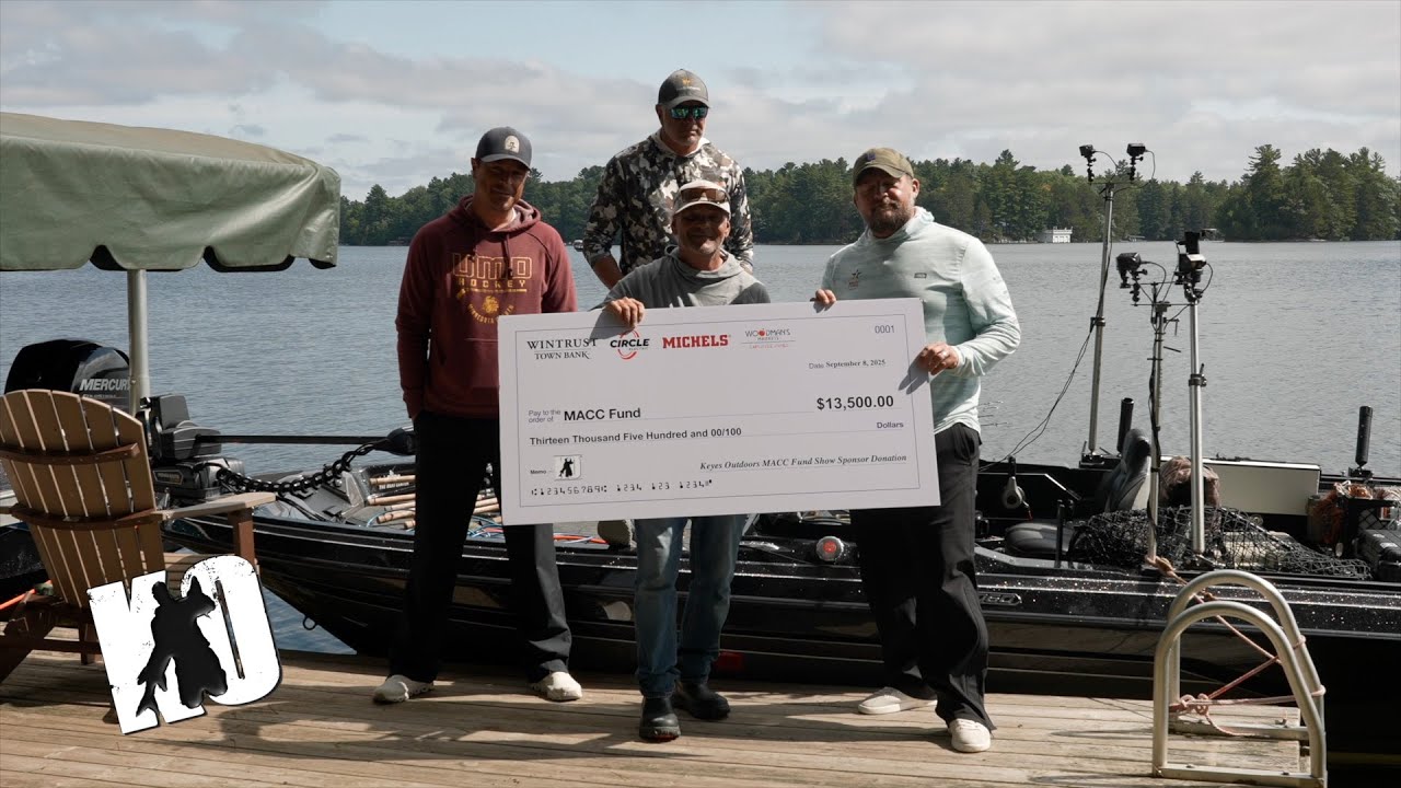 Охотничьи приключения Keyes Outdoors на щуку в 2026 году, эпизод 7: Охота в поддержку фонда MACC.