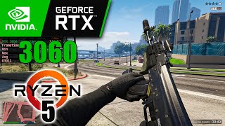 Grand Theft Auto V: RTX 3060 12GB & RYZEN 5 5600G Benchmark 1080p (All Settings - DirectX 10/11)