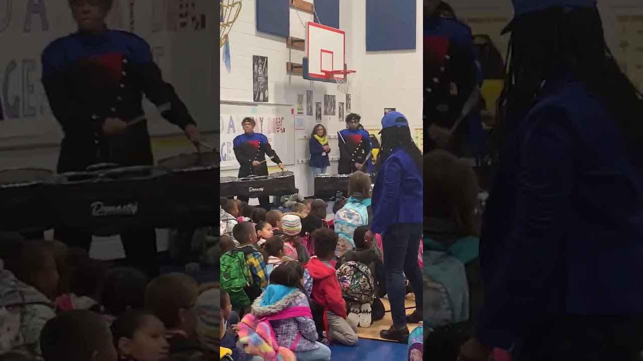 TR Drumline at Clear Spring Elementary School YouTube