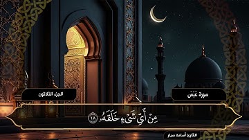 سورة عبس | القارئ أسامة سيار