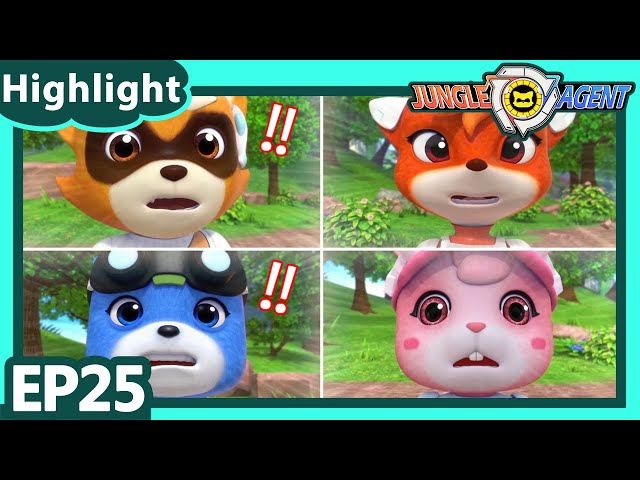 【Jungle Agent S1 Highlight】25 Mysterious Energy Stone | Power Heroes | Robot | Kids Cartoon | Rescue class=