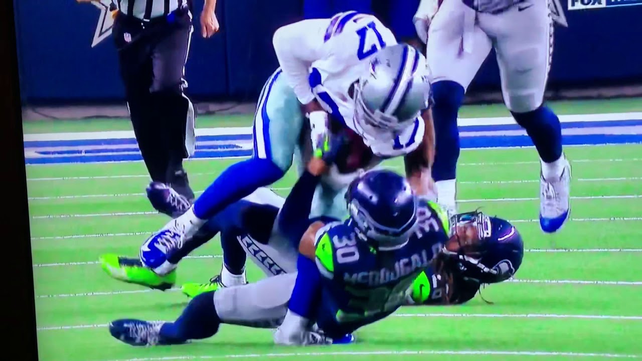 Allen Hurns Breaks Ankle Cowboys Seahawks Playoff Game 1519