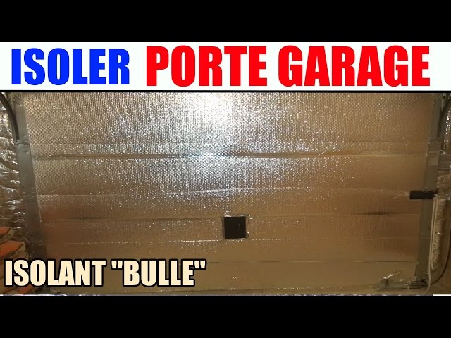 isoler une porte de garage kit isolation porte de garage 
