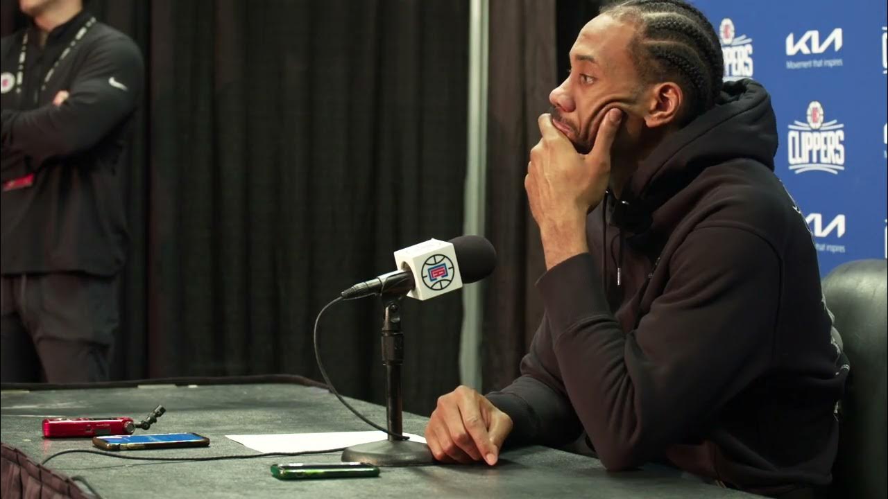 Kawhi Leonard postgame; Clippers beat the Rockets YouTube