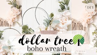 DOLLAR TREE DIY | Spring Wreath | Spring DIY