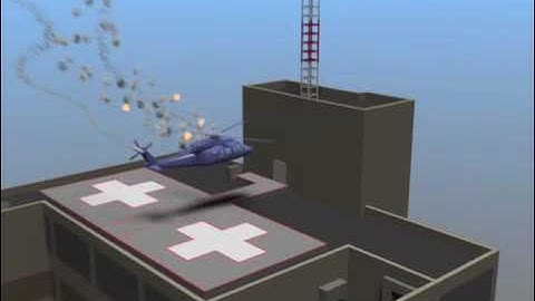 3D Animation of Spectrum Health Butterworth helicopter crash in Grand Rapids