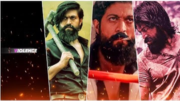 🔥KGF 2 Dialogue Attitude Status Editing In Kinemaster Video Editing | KGF 2 Attitude Status Video