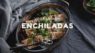 Learn how to cook vegetarian enchiladas