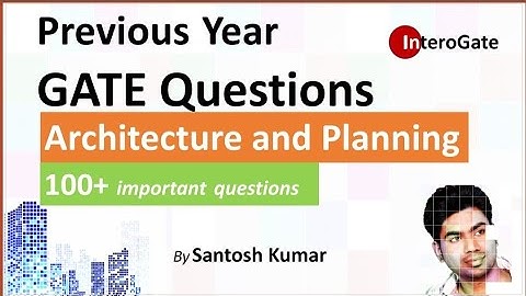 Part 2| Previous year GATE Questions #gate2023 #architecture #planning #bpsc #RPSC #atp