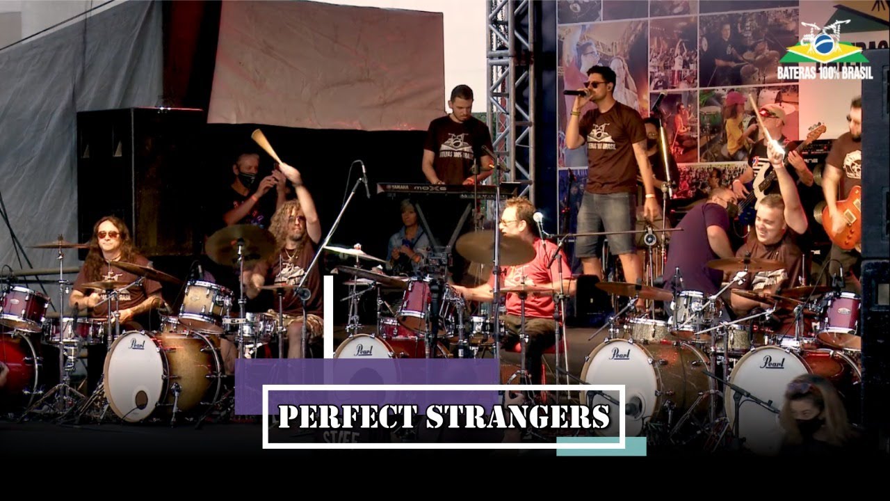 Bateras 100% Brasil - Perfect Stranger - Deep Purple - Bateras Beat Music School - 30 anos.