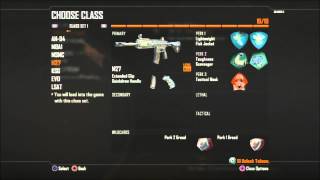 BO2-Public Match Best Create A Class Setups(Aug. 2013)