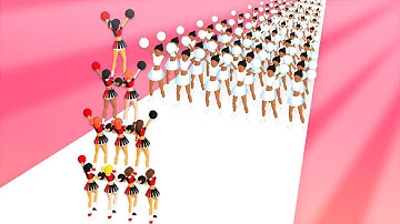 MAX LEVEL in Cheerleader Run 3D!