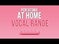 Pentatonix "At Home" - Vocal Range