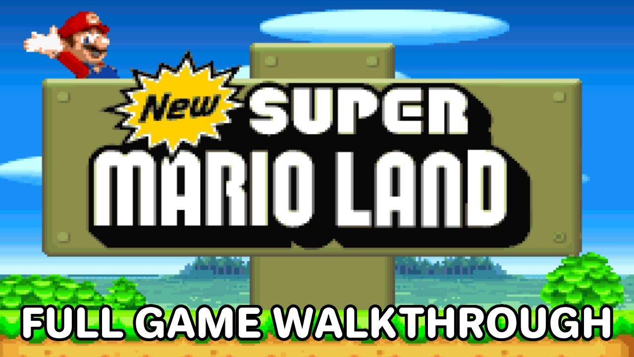New Super Mario Land (SNES) - Full Game Walkthrough