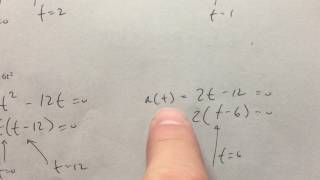 Rectilinear Motion Task 1 example 2
