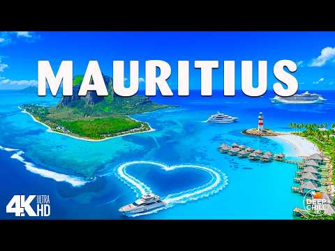 Mauritius 4K Drone Footage | Chamarel Seven Coloured Earth, Powdery Sands & Untamed Nature 🌈🌴
