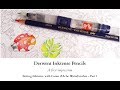 Derwent Inktense Pencils - A first impression - part 1
