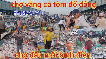 thứ4 chợ vắng cá tôm ế ẩm đổ đống xổ giá siêu rẻ chợ đầu mối bình điền.