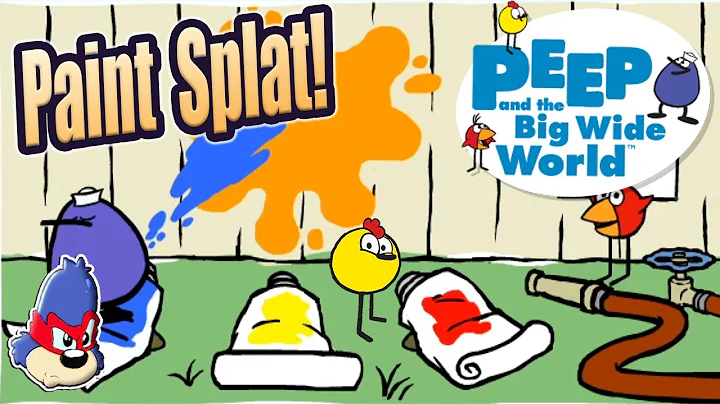 PBS Kids | Peep and The Big Wide World Games | Paint Splat | Learning Colors For Kids