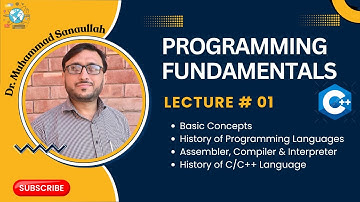 Programming Fundamentals — Lecture # 01