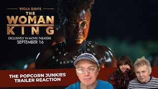 THE WOMAN KING (Official Trailer) The POPCORN JUNKIES Reaction