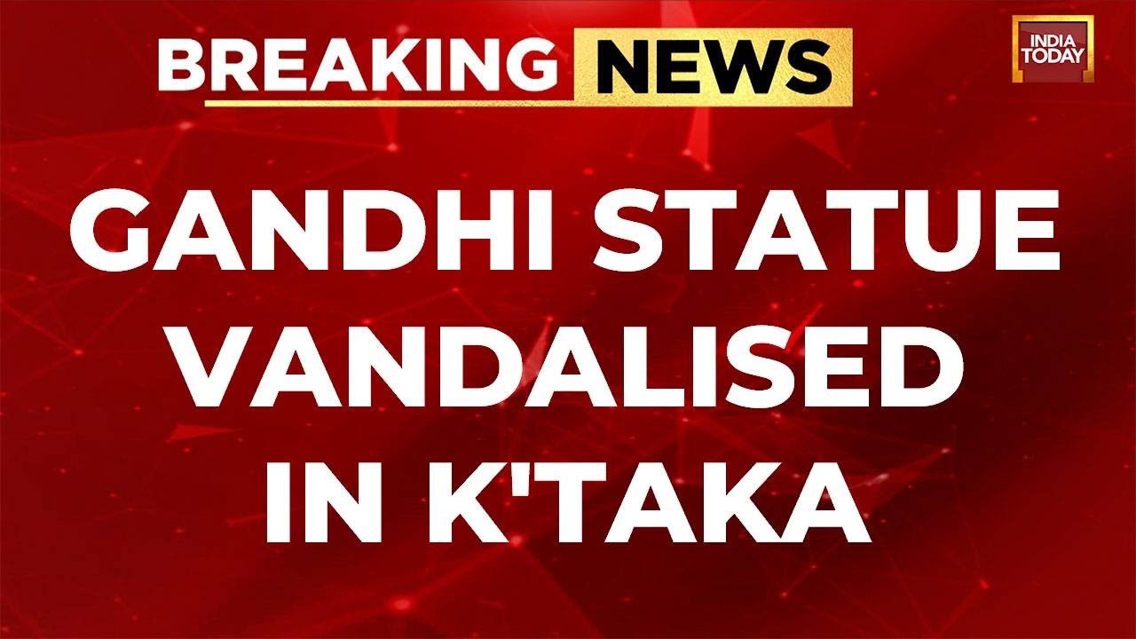 ⁣BREAKING NEWS LIVE: Mahatma Gandhi Statue Vandalised In Karnataka Village