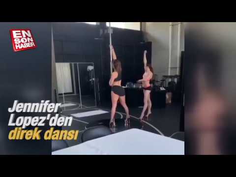 Jennifer Lopez'den direk dansı