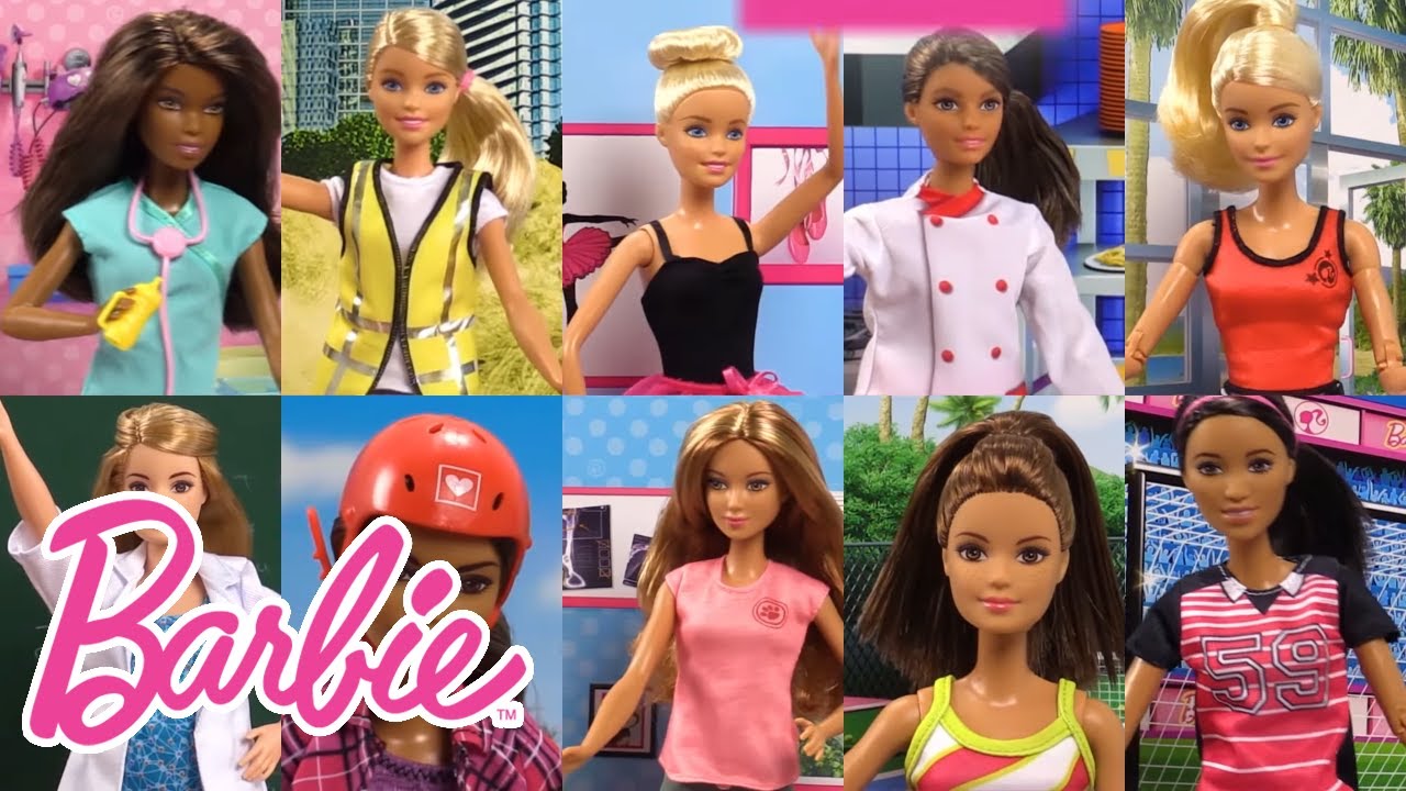 Top 10 Barbie Careers Barbie Careers Barbie YouTube