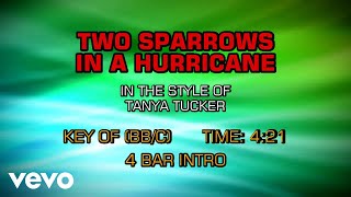 Tanya Tucker - Two Sparrows In A Hurricane (Karaoke)