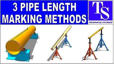 3 Methods, how to mark the pipe fast easy tutorial. piping tips and tricks.