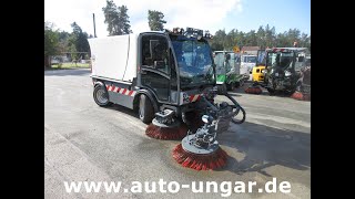 Youtube-Video Boschung S3 Kehrmaschine urban sweeper Wildkrautbesen Allradlenkung