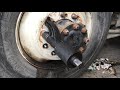 How to remove semi truck lug nuts without air gun.