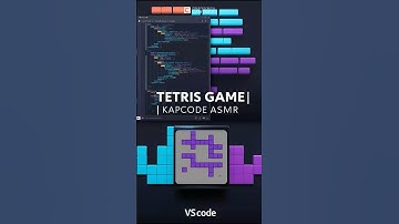 Tetris Game | Html-Css-JavaScript | KapCode ASMR | No Talking Part-5