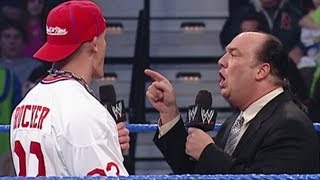 Video thumbnail of "Rhyno attacks John Cena: SmackDown, January 15, 2004"