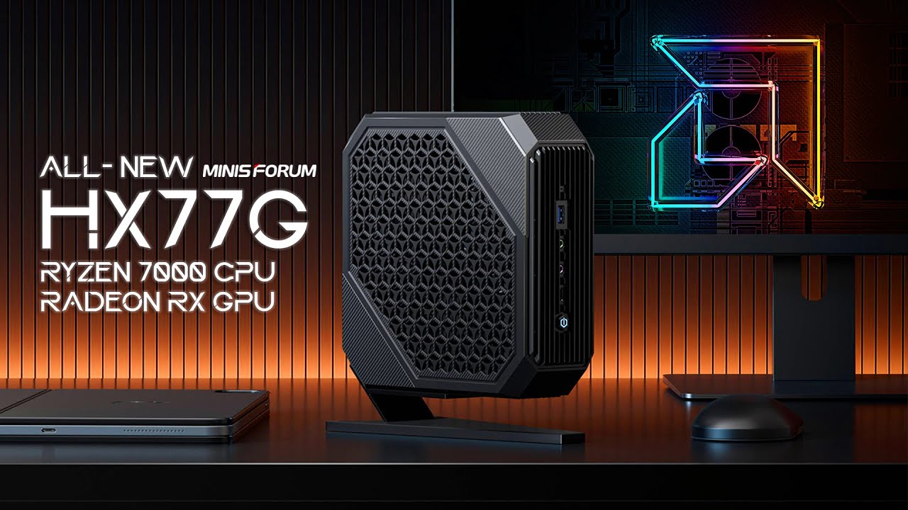 Minisforum HX77G is a new gaming Mini-PC with Radeon RX 6600M GPU