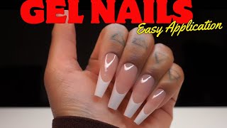 The EASIEST French Tip Nails At Home | BTARTBOX Dupe | Amazon Nail Kit | Easy And Cheap