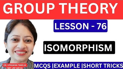 Abstract Algebra: Isomorphism 🔹 Concept + Step-by-Step Proofs (IIT JAM / CSIR NET / B.Sc)